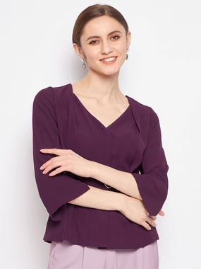 Madame Purple Top WideNeckOpening Friction Resistant Finish