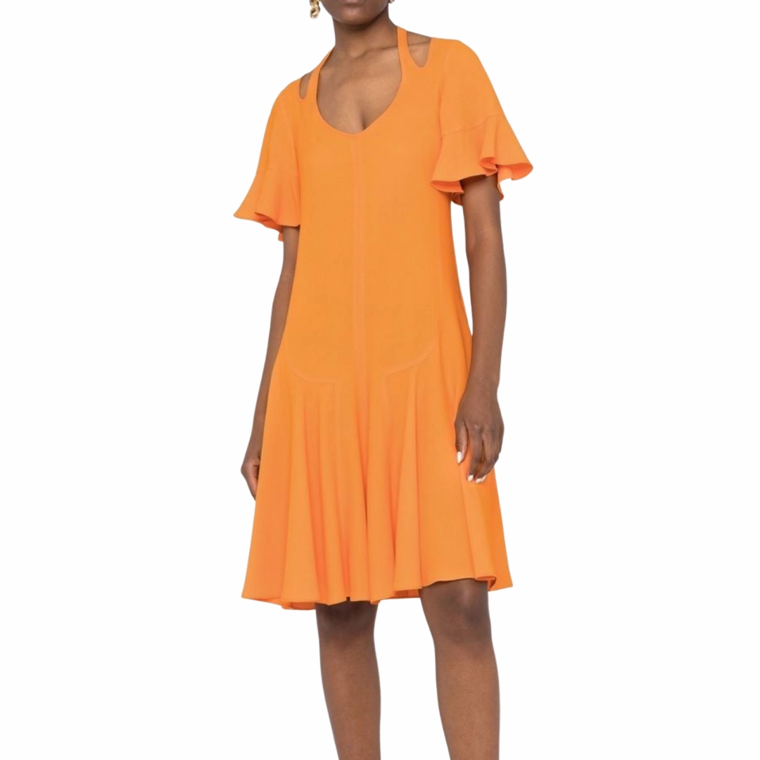 Modern-style Mini Cut Out Dress