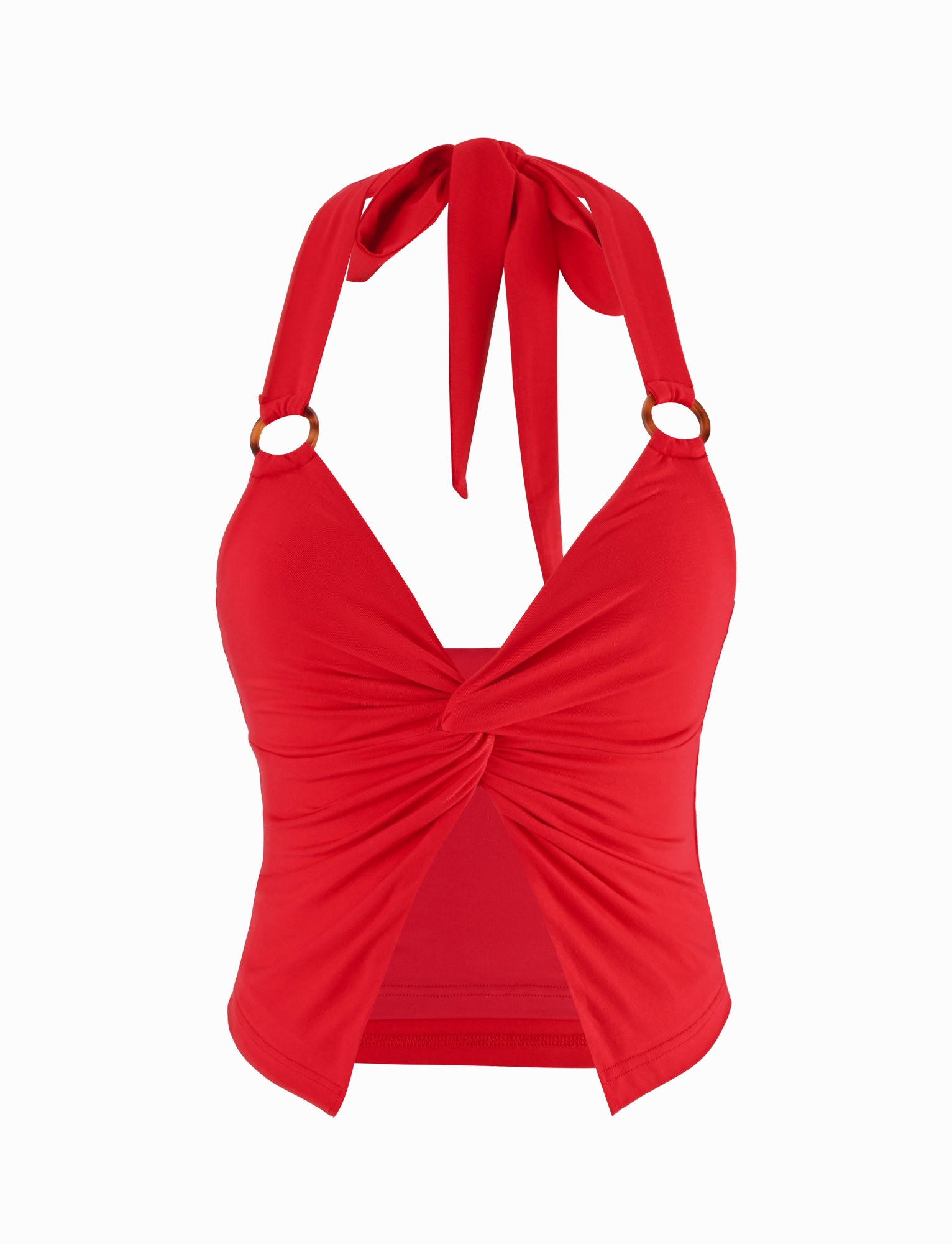 ZENEVA TOP - RED ContrastStitching Winter Fashion