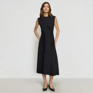 Agnes Twist-Drape Jersey Dress Subtle Stitch Relax Mode