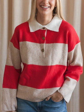 Aidan Rugby Sweater Non Restrictive Silhouette