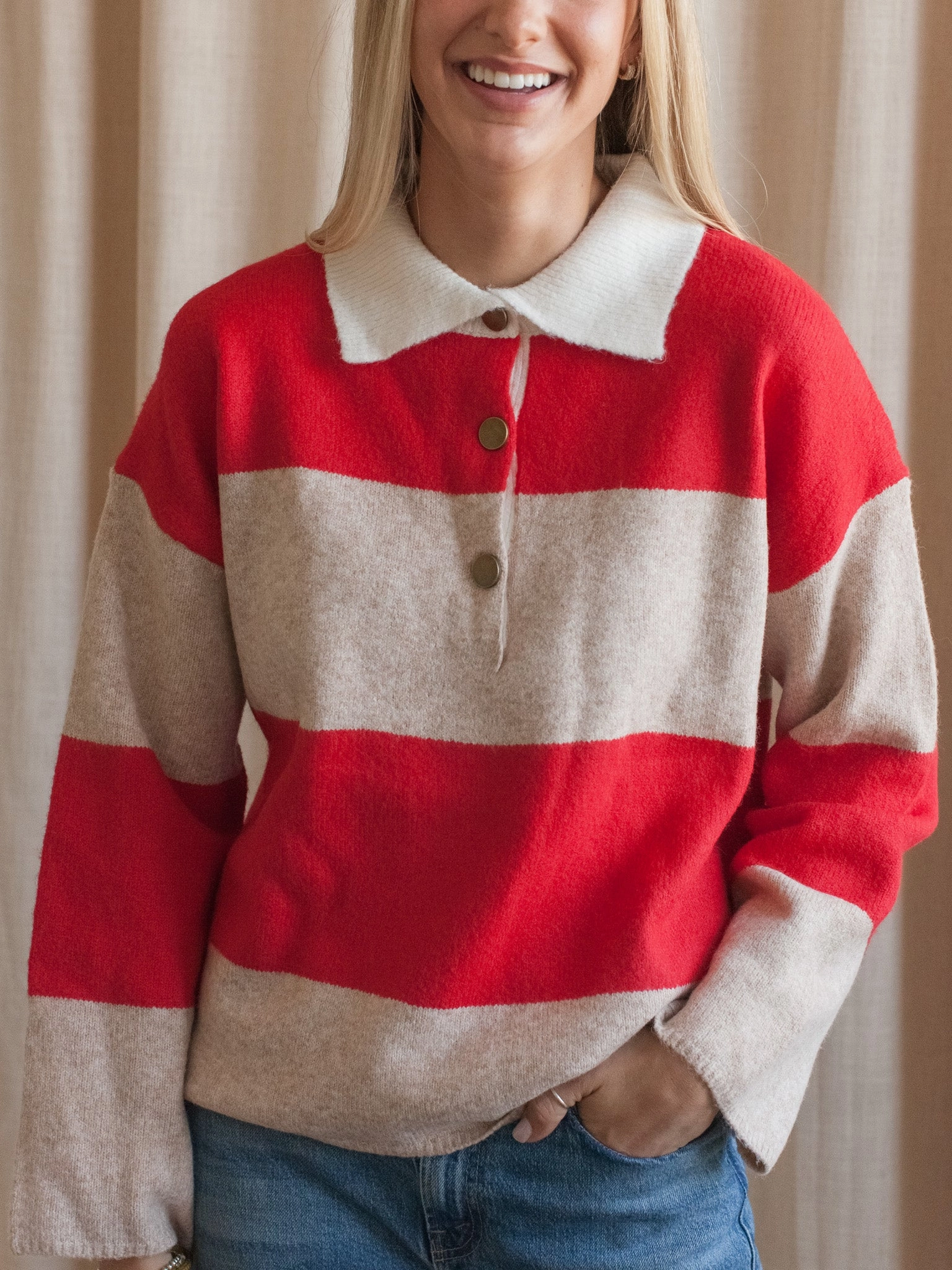 Aidan Rugby Sweater Non Restrictive Silhouette