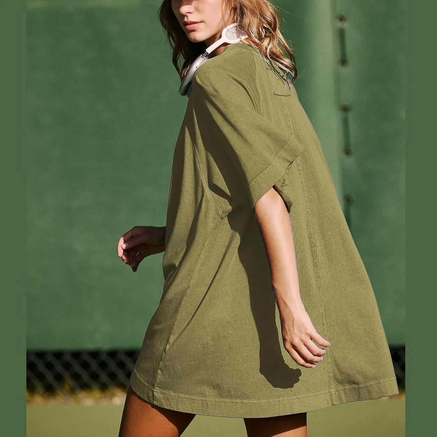 Ainangua Oversized Tshirts for Women Short Sleeve Shirt Tops Crewneck Basic Tees Summer Casual Blouses Trendy Outfits