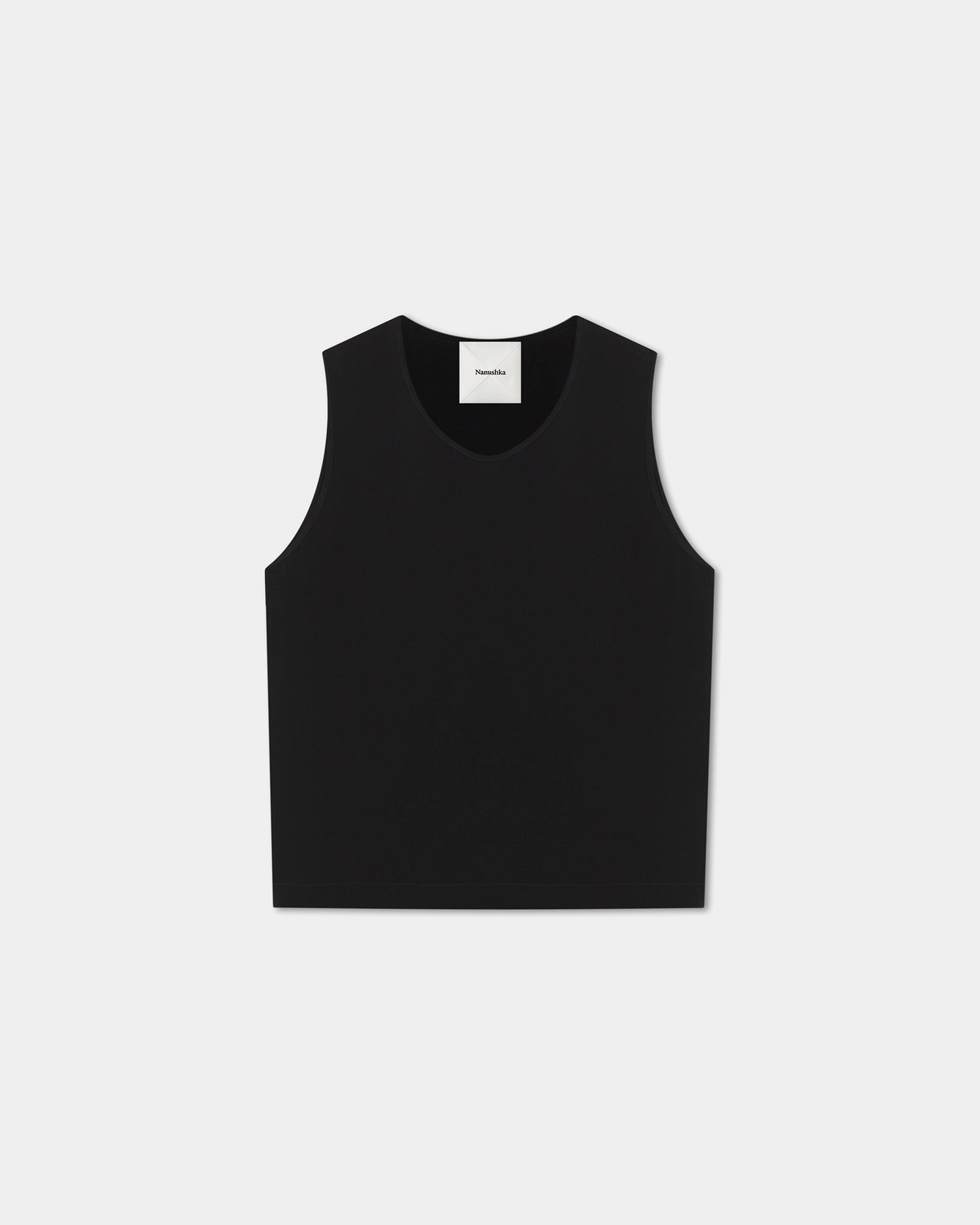 SoftTouchFinish FlatlockSeams Kobee - Georgette Tank Top - Black