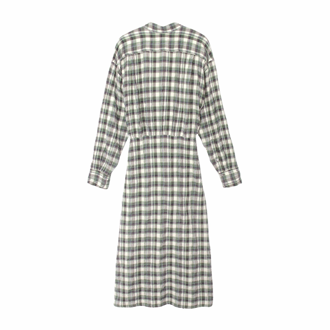 Alanis Plaid Dress Cotton-Blend