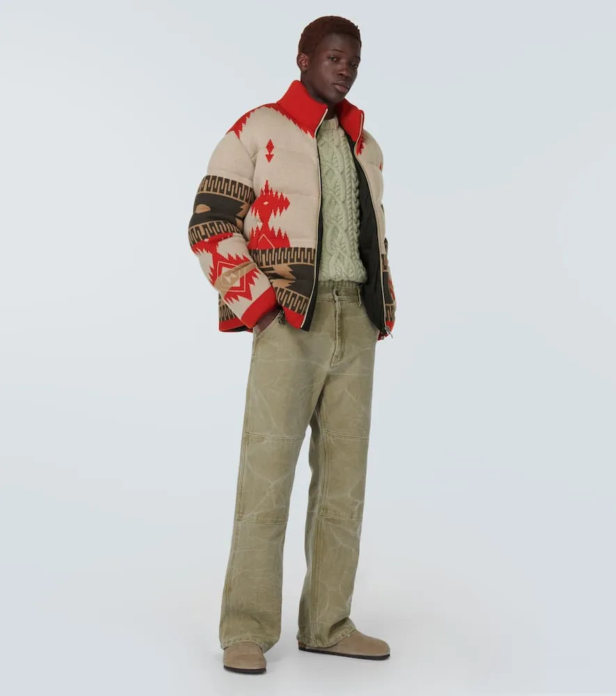 Alanui Icon jacquard down jacket