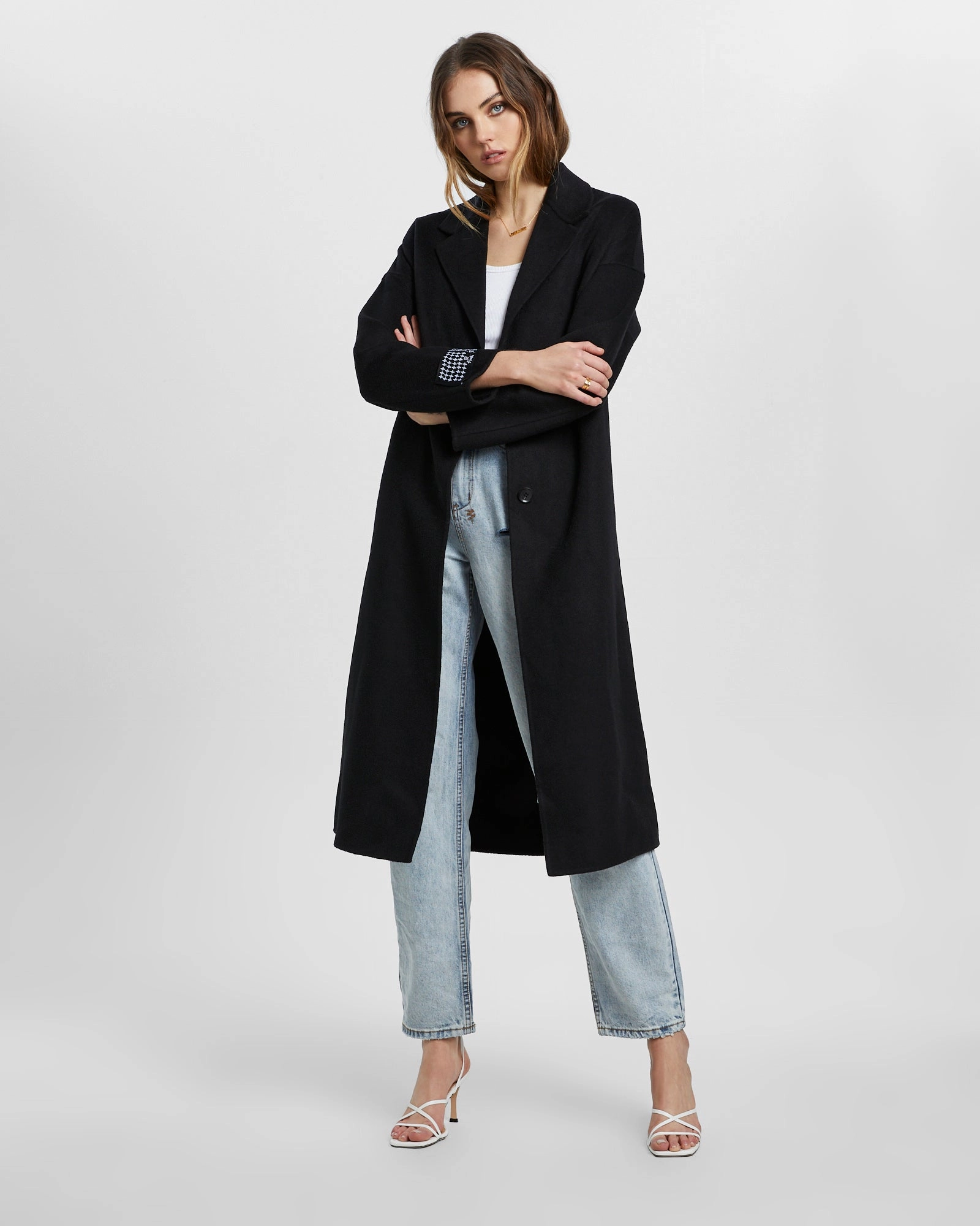 KAMILLE COAT BLACK suitable for sports games Travel Day