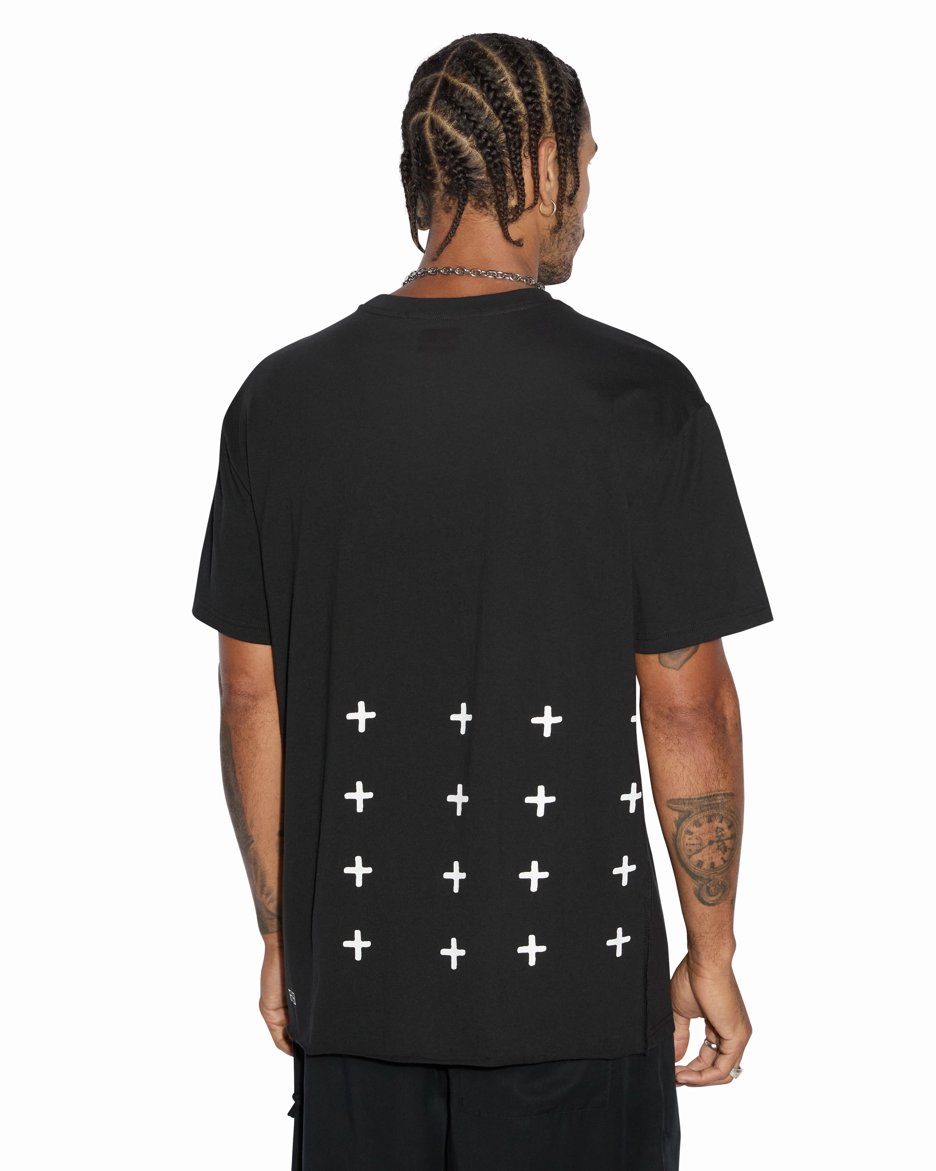 ALL DAY BIGGIE SS TEE JET BLACK Informal charm