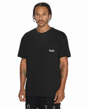 Skin Friendly Lining ALL DAY BIGGIE SS TEE JET BLACK