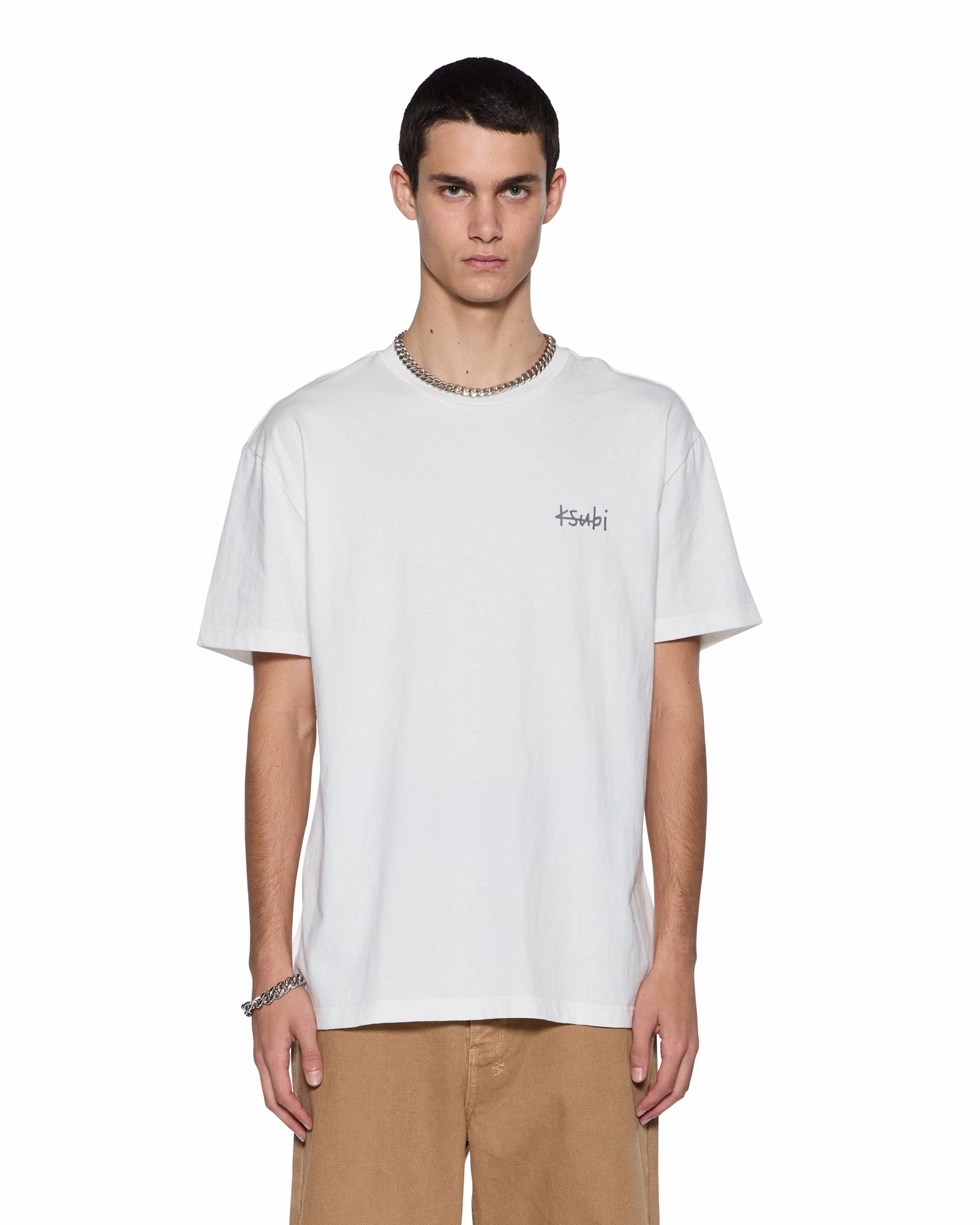 Layering Piece ALL DAY BIGGIE SS TEE VINTAGE WHITE