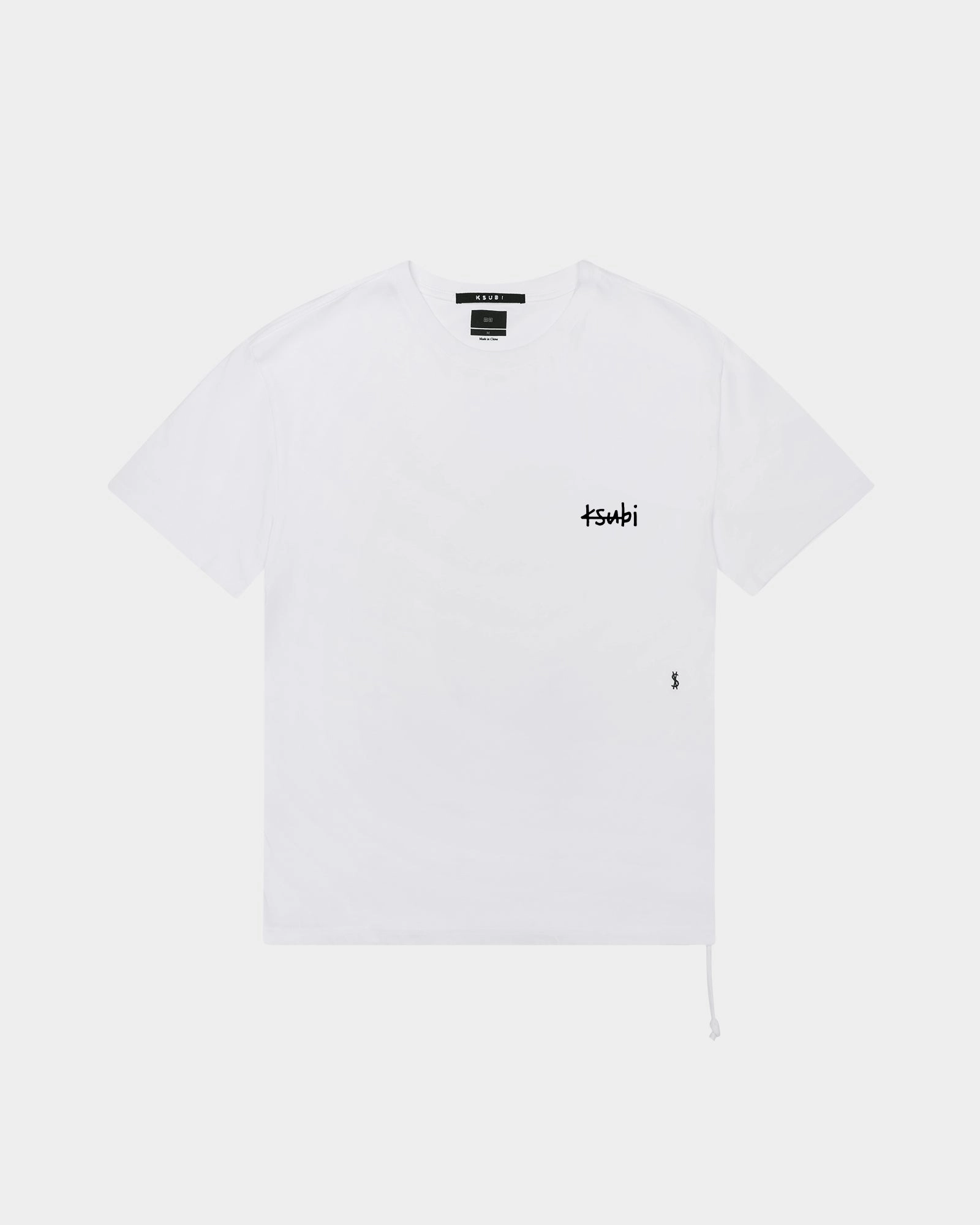 ALL DAY BIGGIE SS TEE WHITE MoistureWicking Cashmere combination
