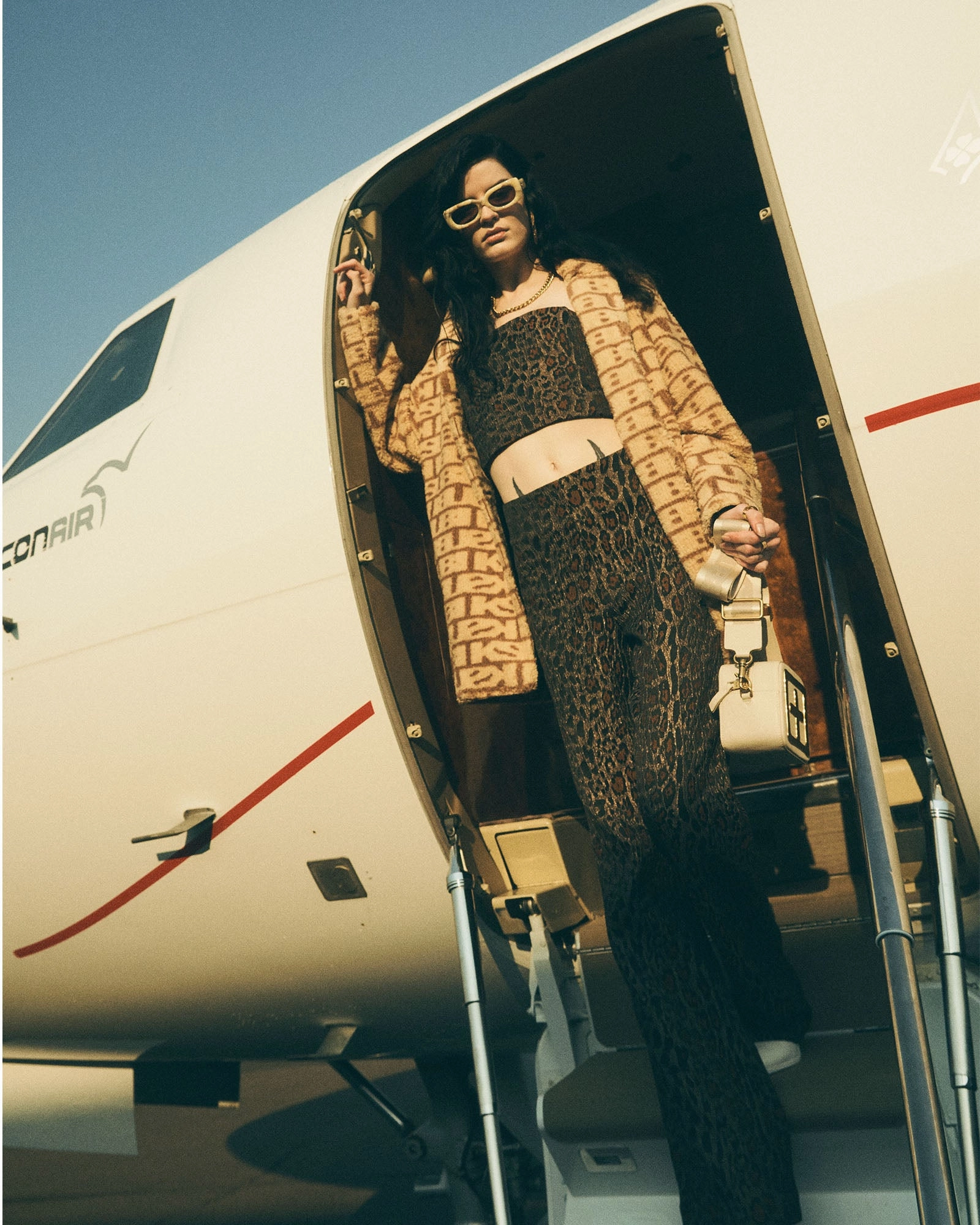 THREE AM PANT LEOPARD Casual Fit Design