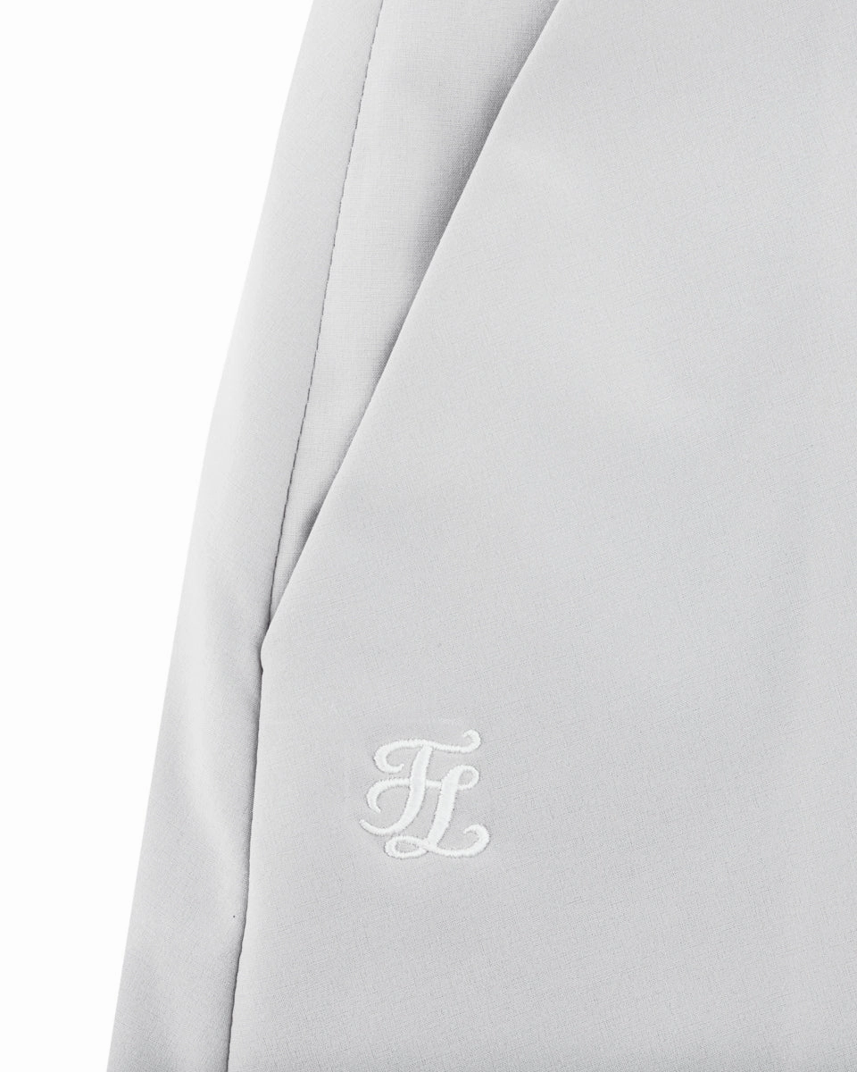 Easy Layer Layered Hem logo-embellished pleated skirt - Grey