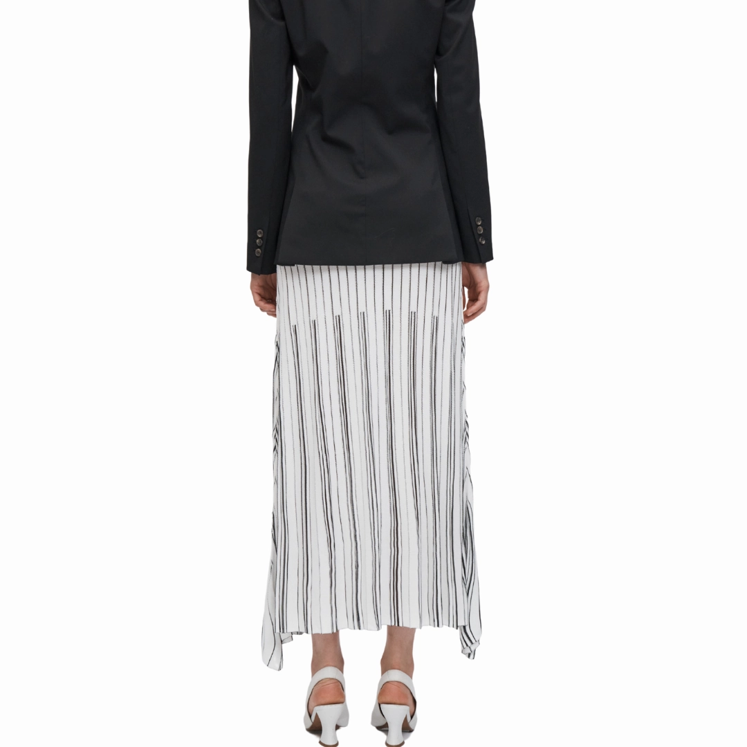 Variegated Pleat Skirt Smooth Motion