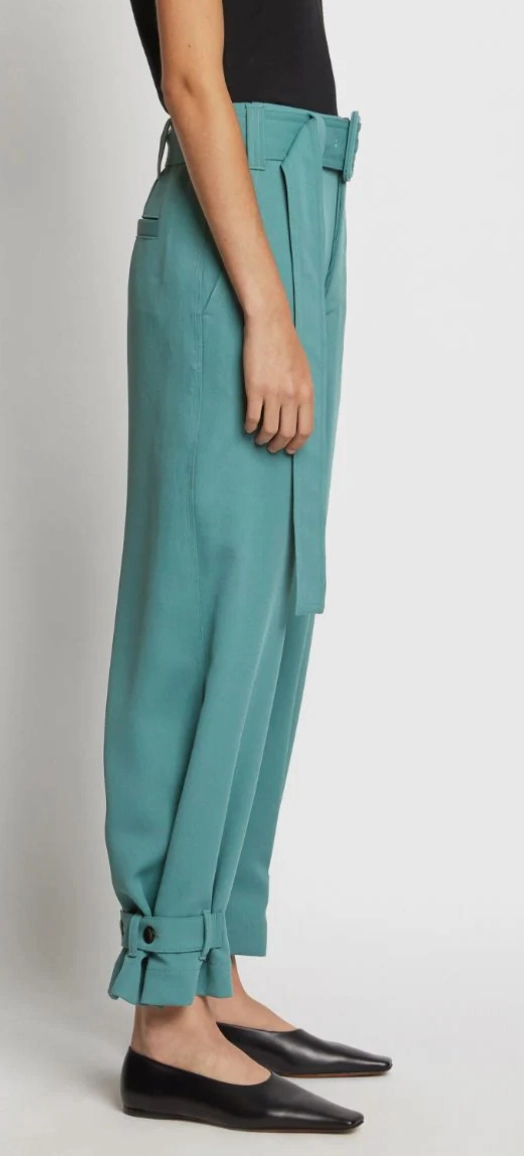 Belted Rumple Pique Pant Eco Dye Process