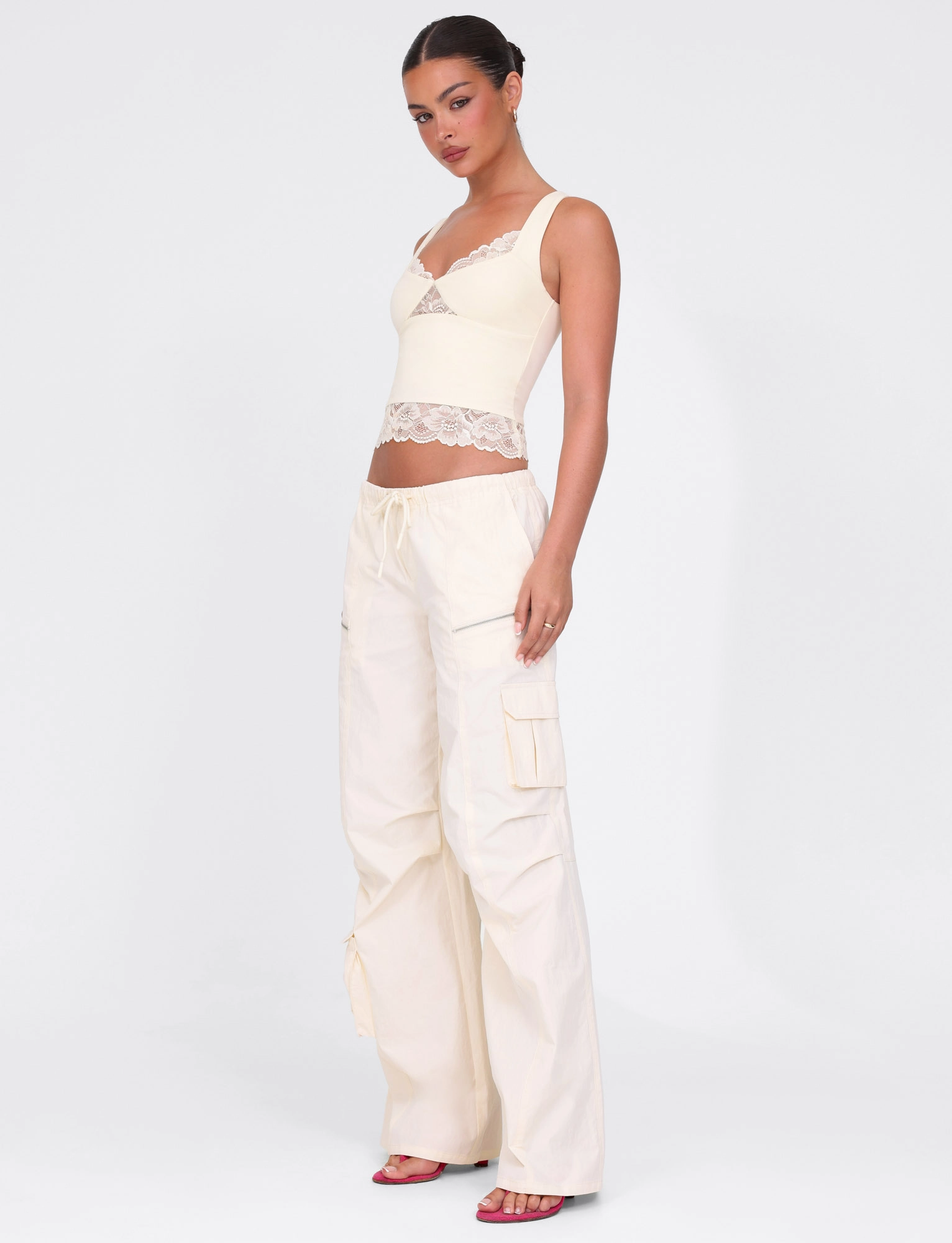 Seasonal Basic Cozy and Relaxed HERMIONE PANT - YELLOW : BUTTER : SOFT BUTTER