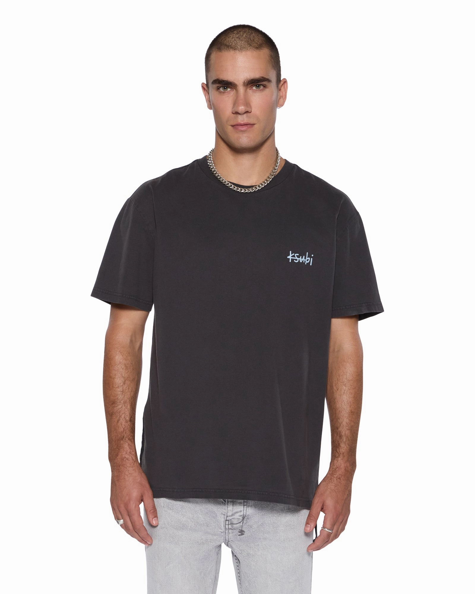 Holiday Style ALLDAY BIGGIE SS TEE FADED BLACK