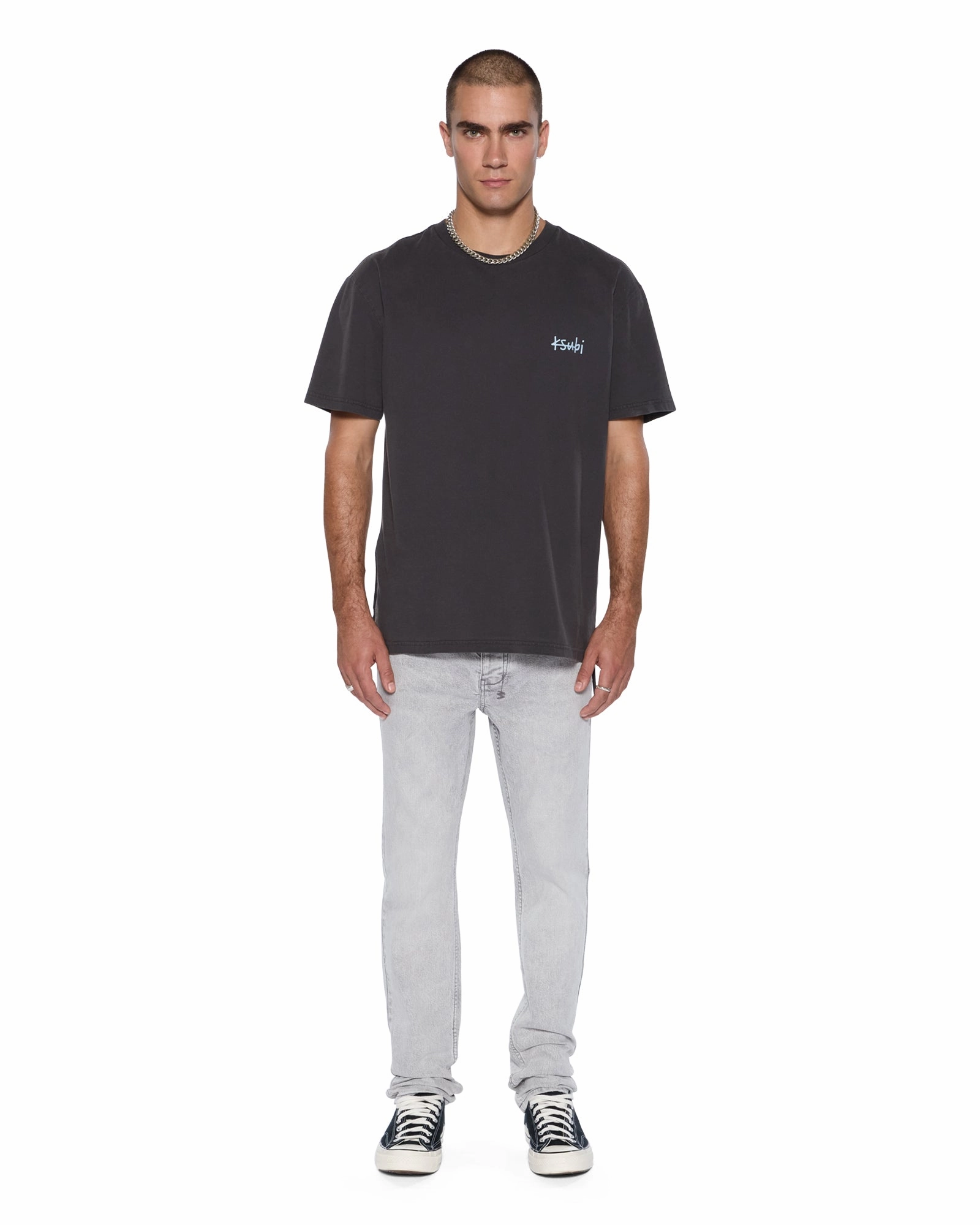 ALLDAY BIGGIE SS TEE FADED BLACK Functional Fashion Comfy Fit