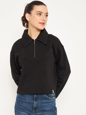 Trendy Basics Madame Black Disney Pint Sweatshirt