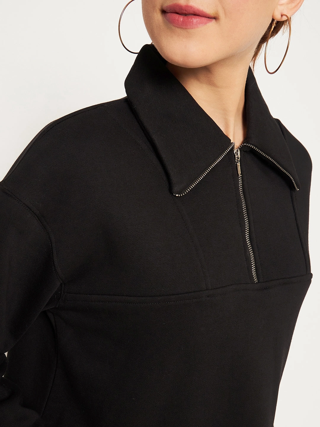 Printed Madame Black Disney Pint Sweatshirt