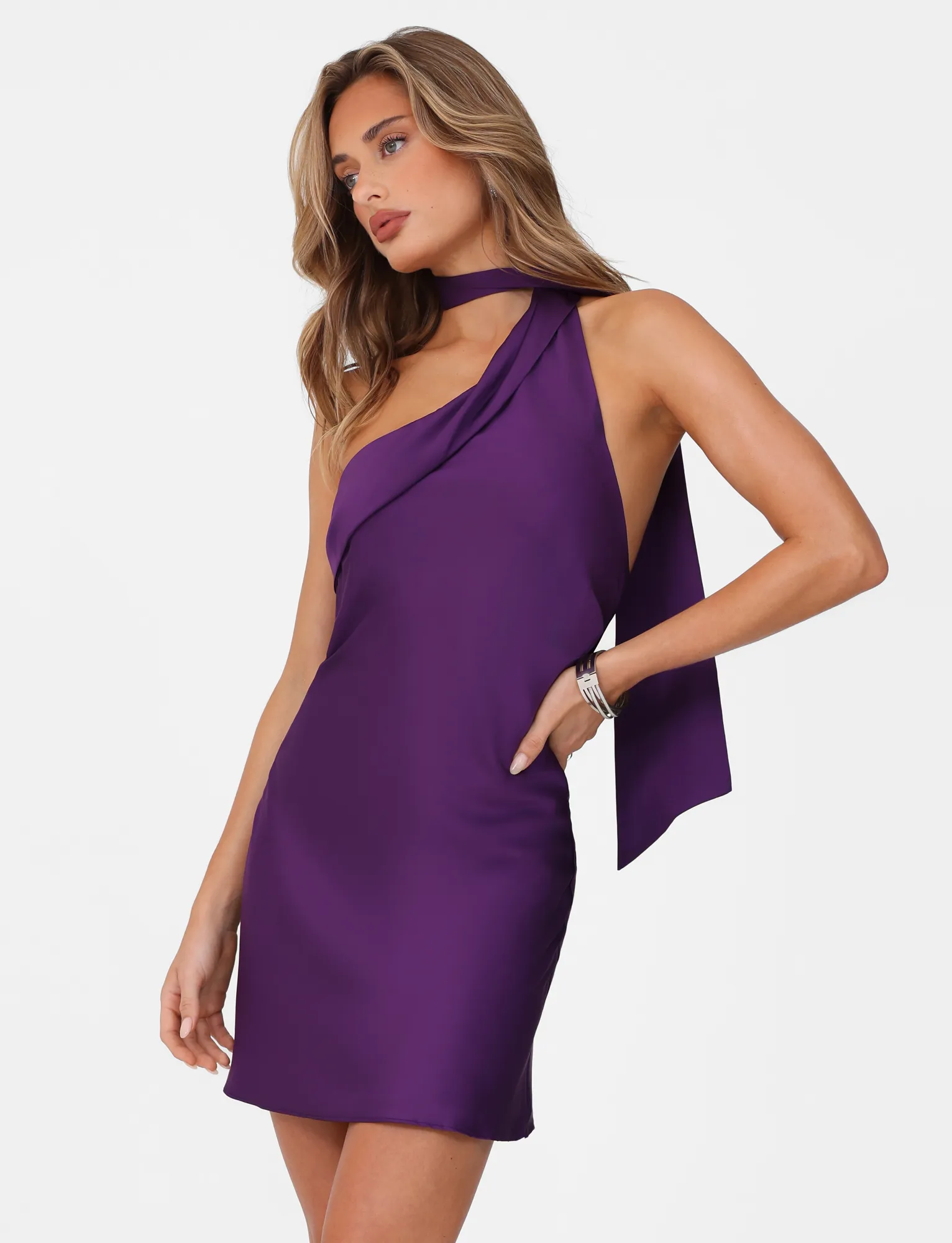 Daily Ready Formal Look ALLIRA MINI DRESS 2.0 - PURPLE : LAVENDER