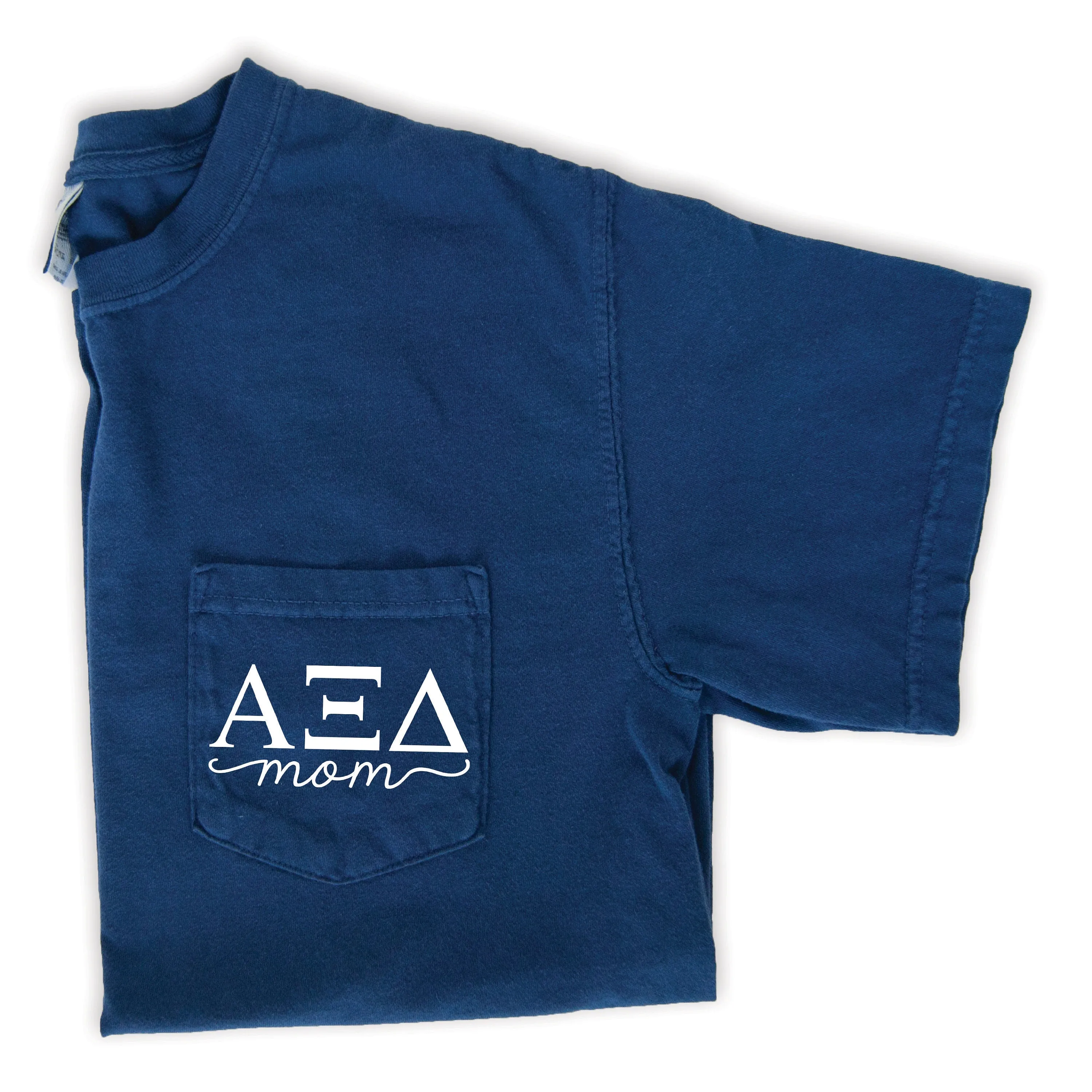 Alpha Xi Delta Mom Shirt - Navy