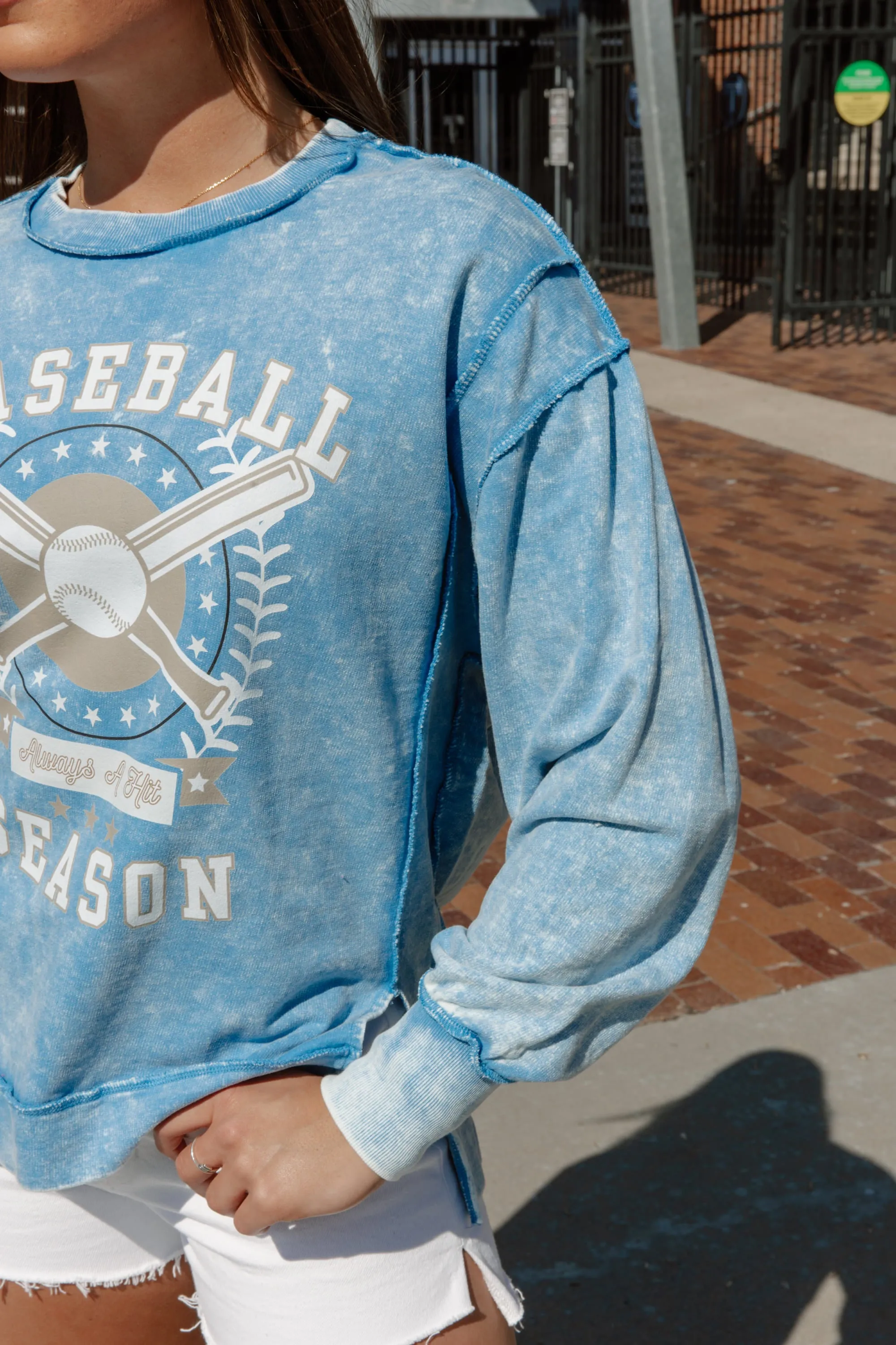 ALWAYS A HIT VINTAGE WASHED SWEATSHIRT