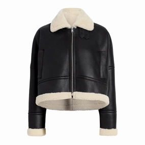 Alya Shearling Jacket Taped Edges