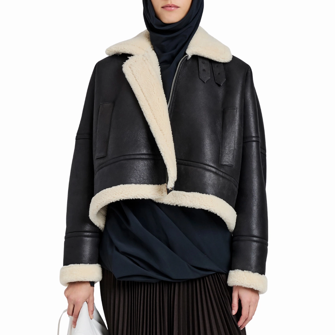 Alya Shearling Jacket Sun Protective Fabric