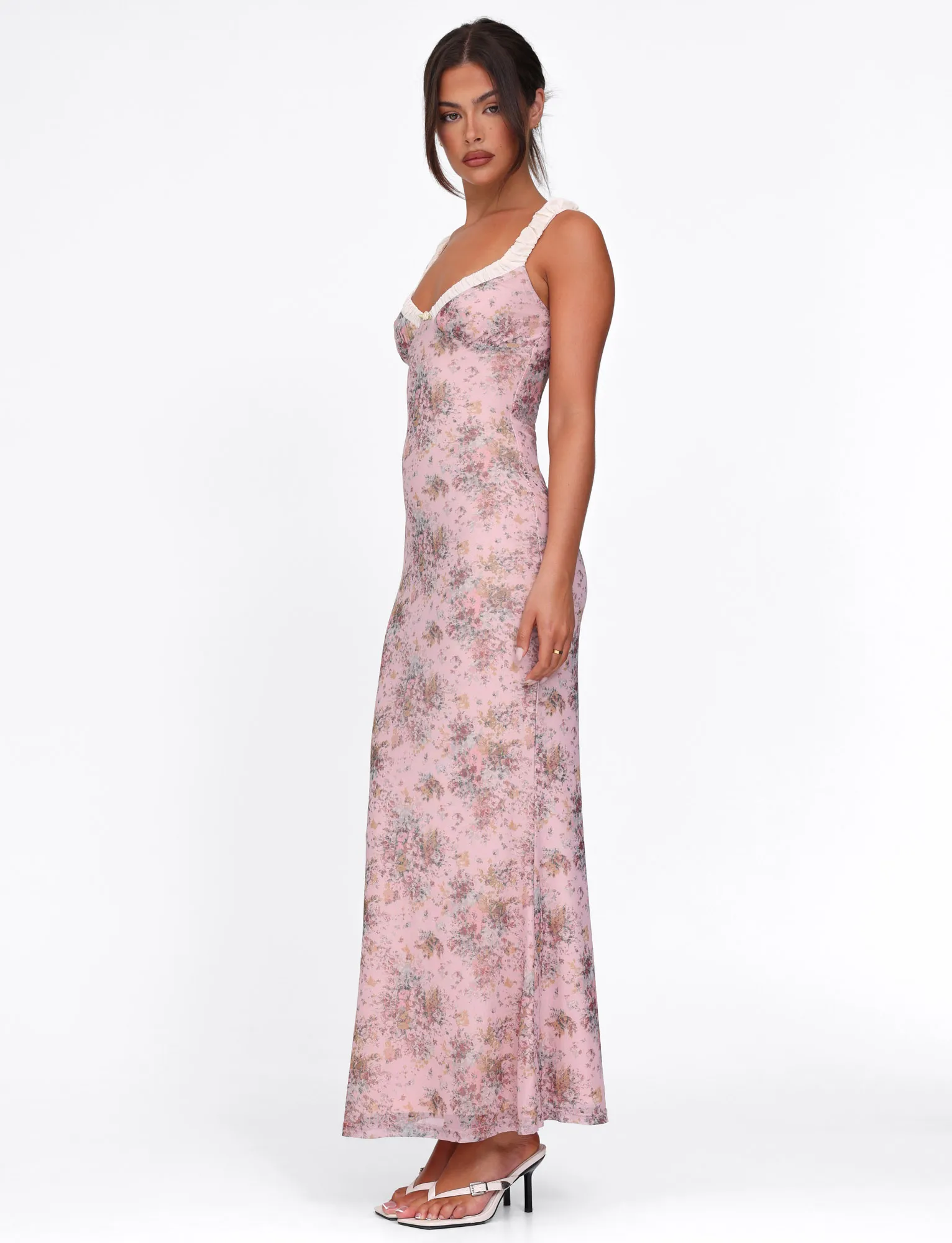 Light Appeal Flattering Lines AMARAN DRESS - PINK : CAMO FLORAL