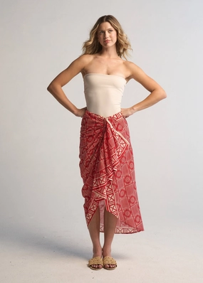 Flared hem Amelia Pareo Skirt