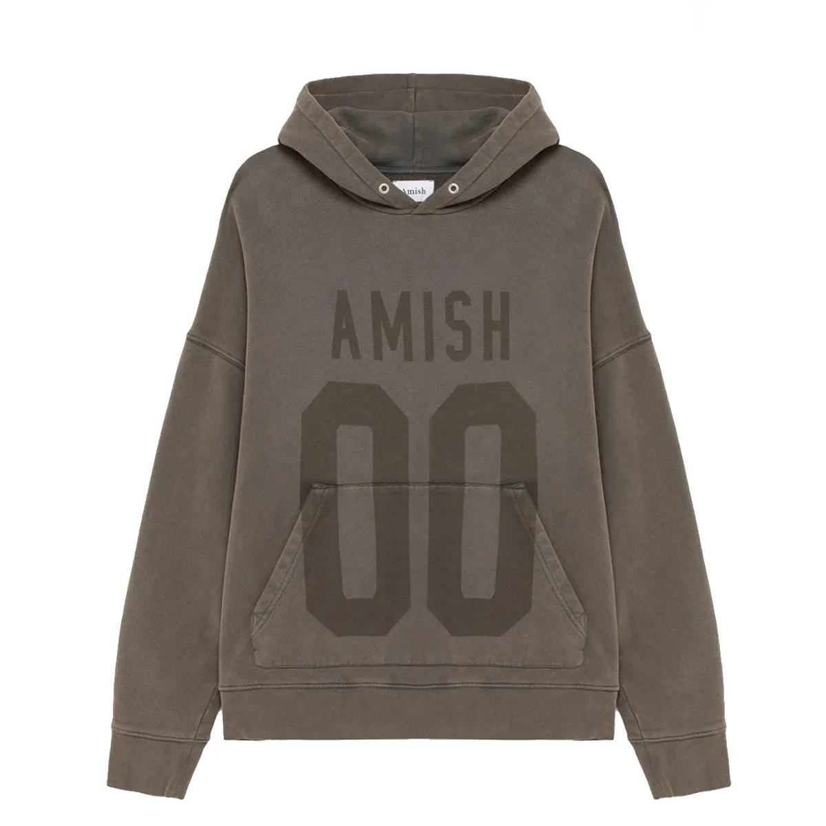 Amish - Felpa Pigment Washed Black - AMU032CH660304 - WASHED/BLACK