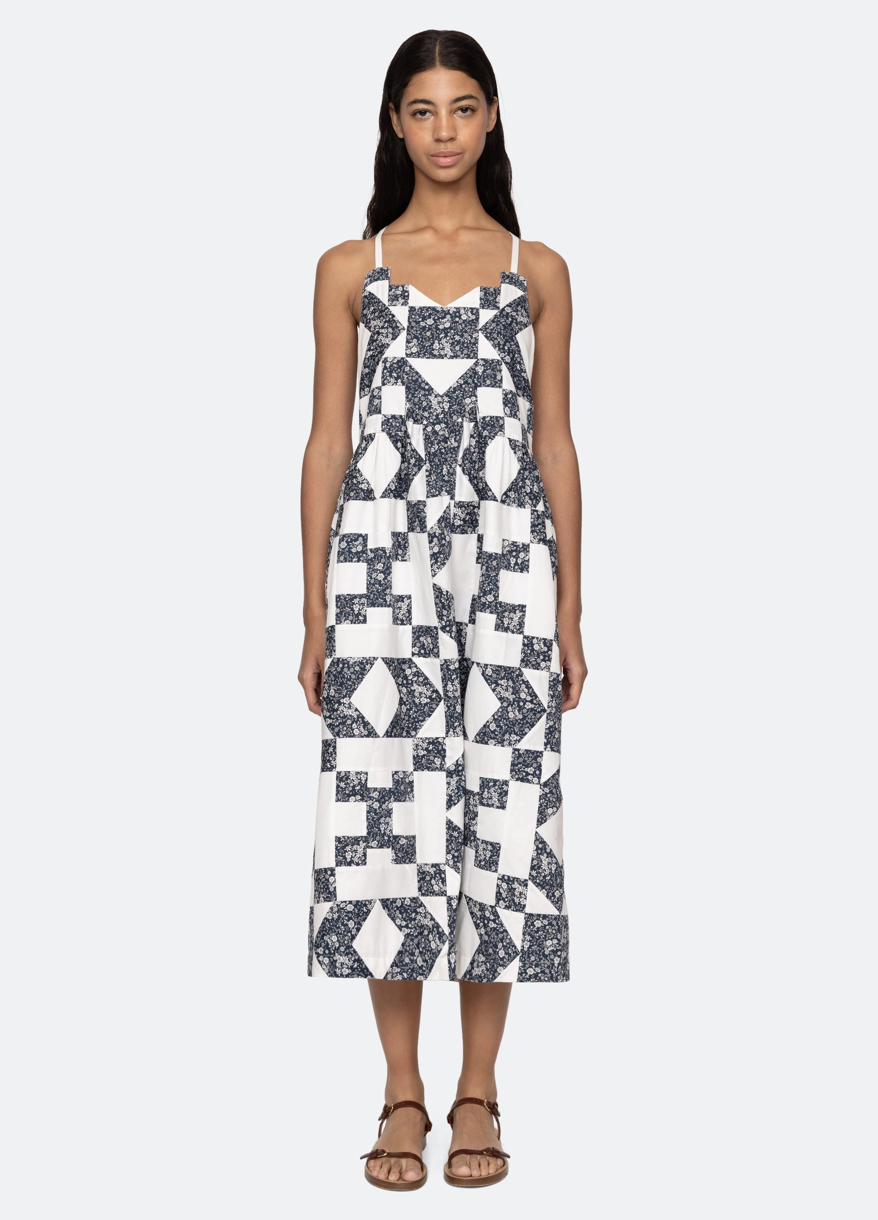Ana Dress Date Vibe Tonal-Panel