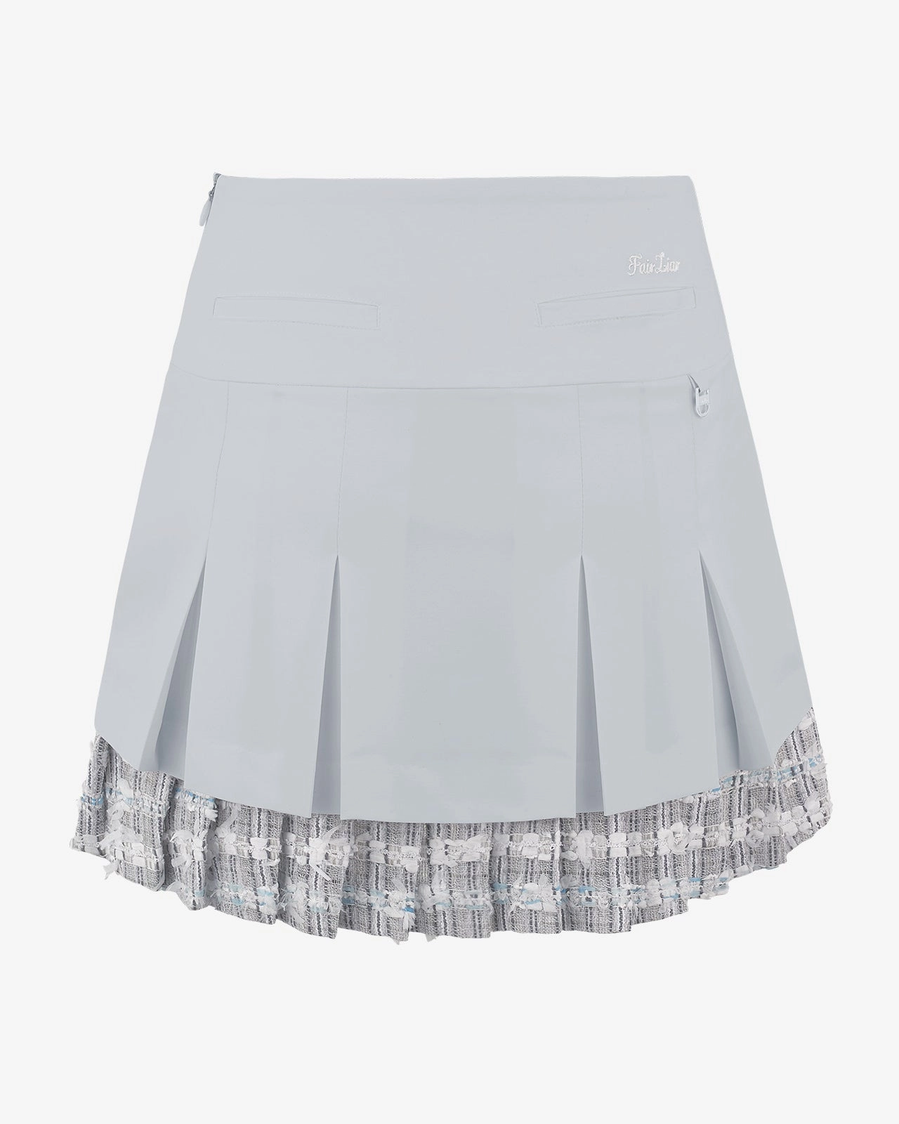 [Final sale] Malhia Kent Tweed Skirt - Grey Collaboration Piece
