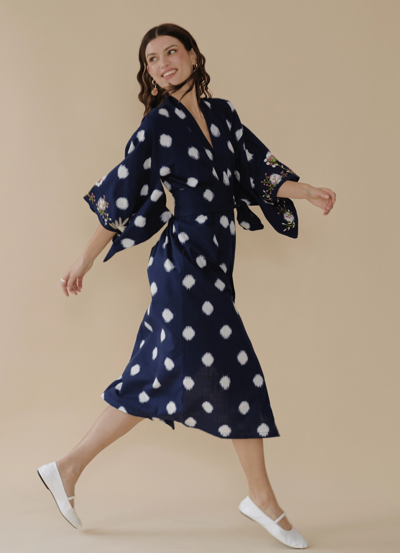 Anisa Kimono Blue everyday elegance Romantic-Style