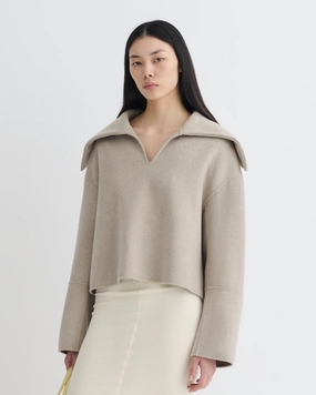 Hypoallergenic materials Maxe - Double Wool Jacket - Stone