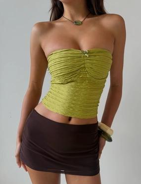 ROSALYN TOP - GREEN ErgonomicSleeves