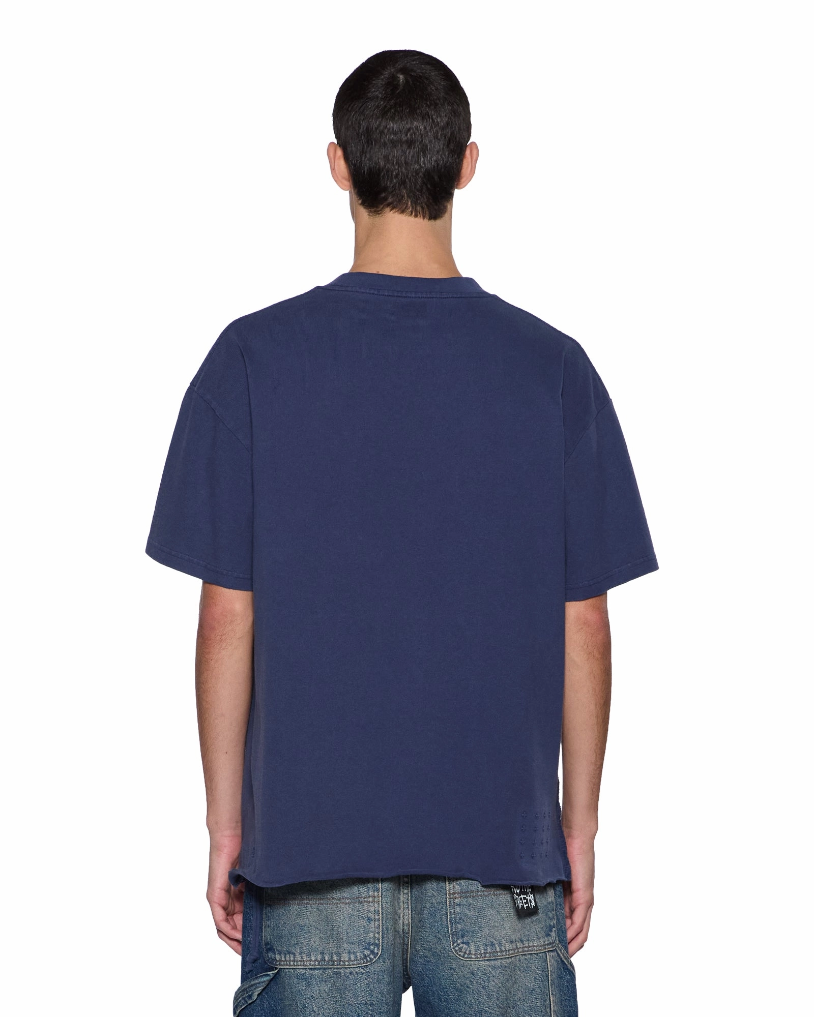 Leather combination SOTT EKCESS SS TEE INK FADE
