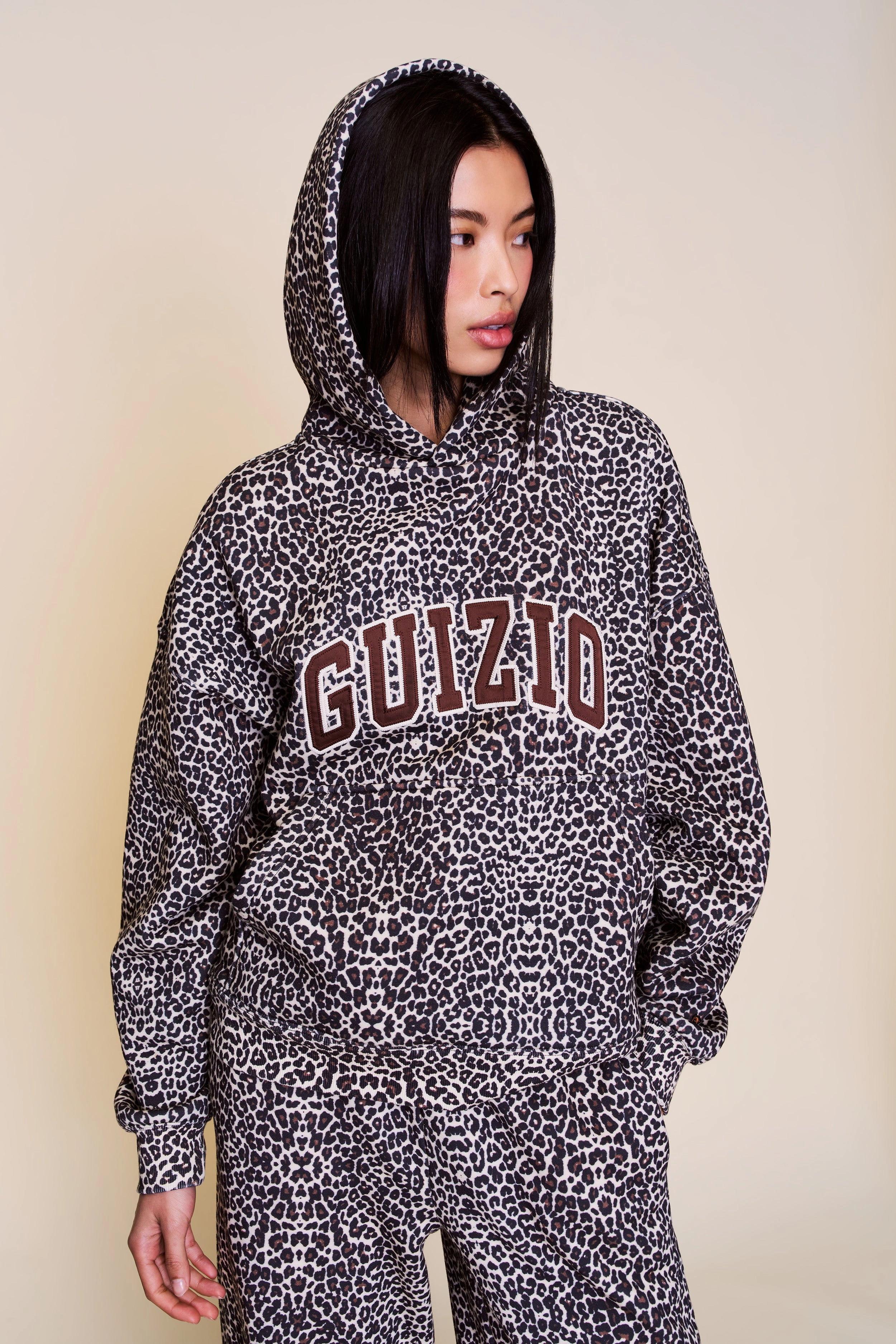 Four Way Stretch Adjustable Cuff Guizio Pullover Hoodie
