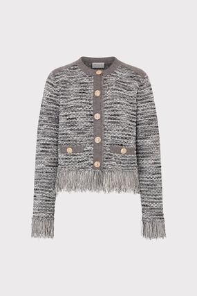Winter Days Kaia Textured Knit Cardigan Jacket