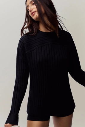 Cleon Rib Knit Pullover SweaterSpecific Detergent Guide HighDensity Knit