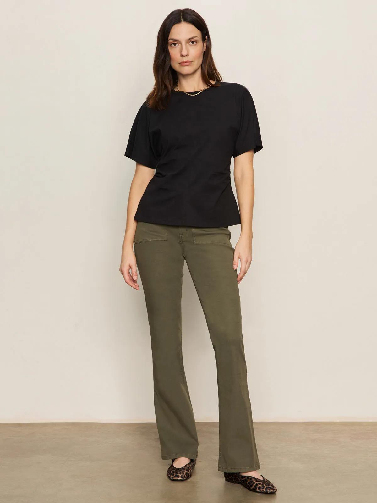 Sculpted Brook Bootcut Pant Kalamata StretchComfortDesign Sporty Blouse
