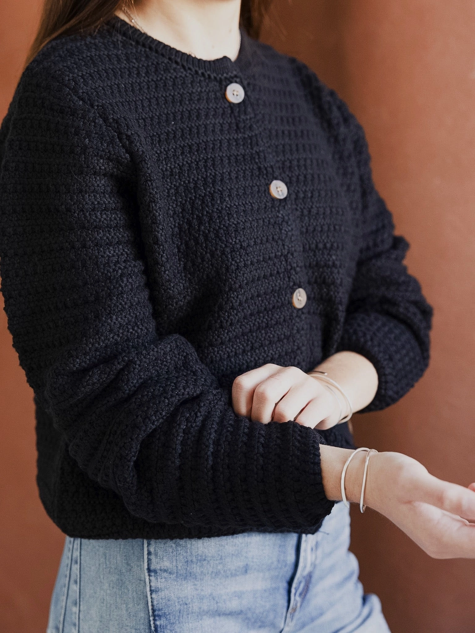 Quick Layer Cooper Pocket Cardigan - Black