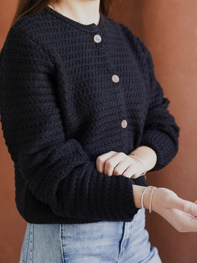 Quick Layer Cooper Pocket Cardigan - Black