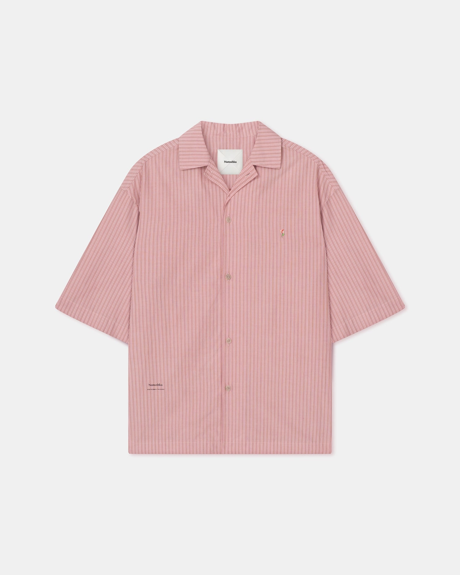 Minimalist Styling Anwel - Striped Shirt - Pink