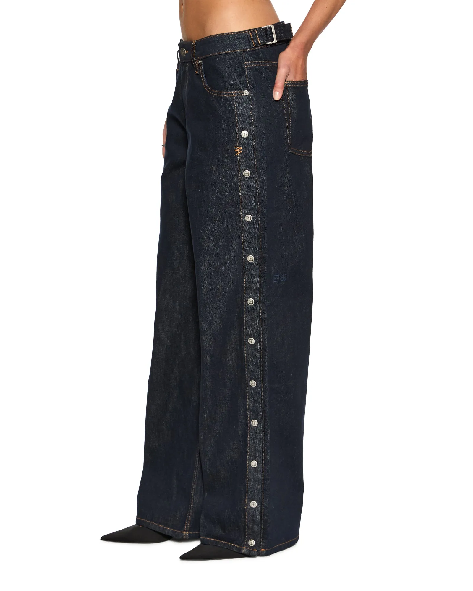 Cropped length Classic Casual LOW RIDER ORIGINAL SNAPS