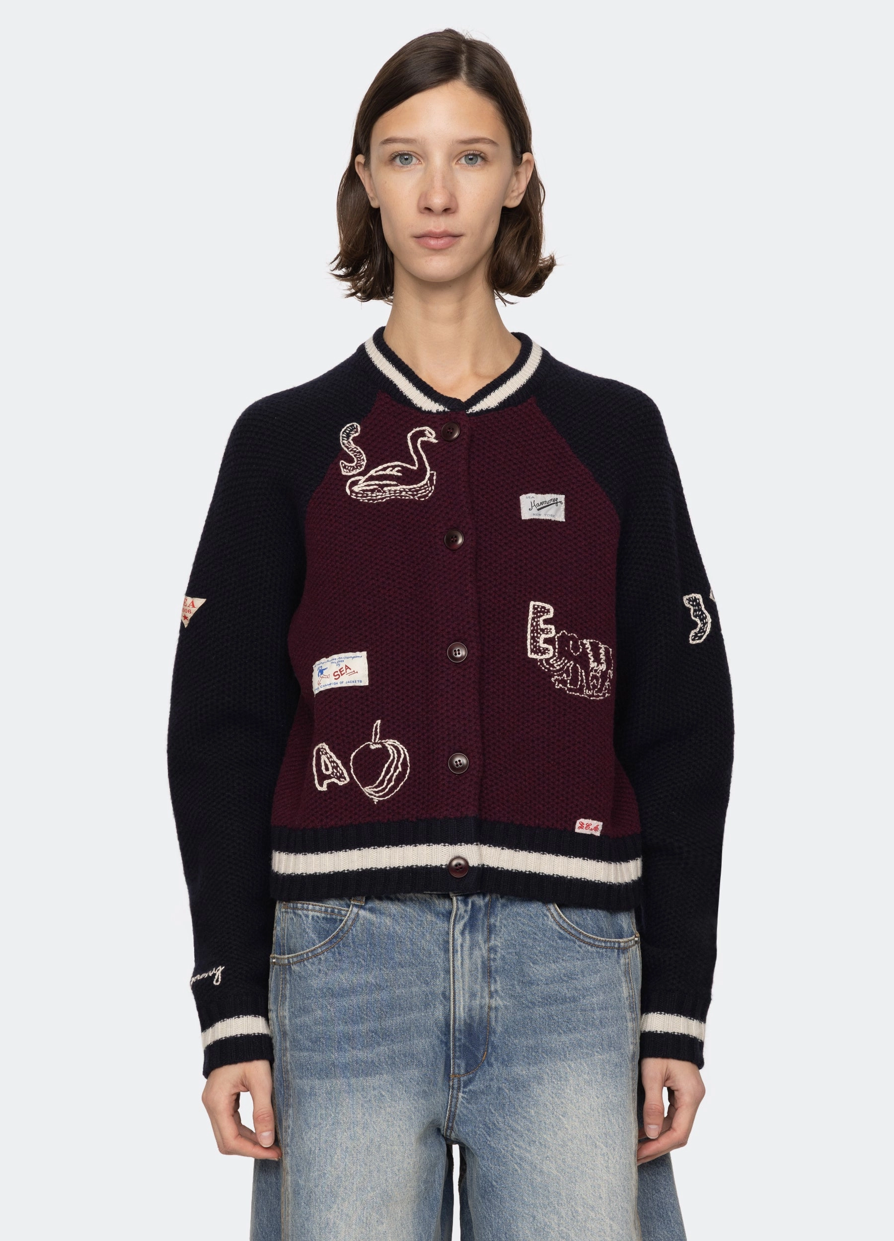 Layered Hem Detailing Archer Cardigan