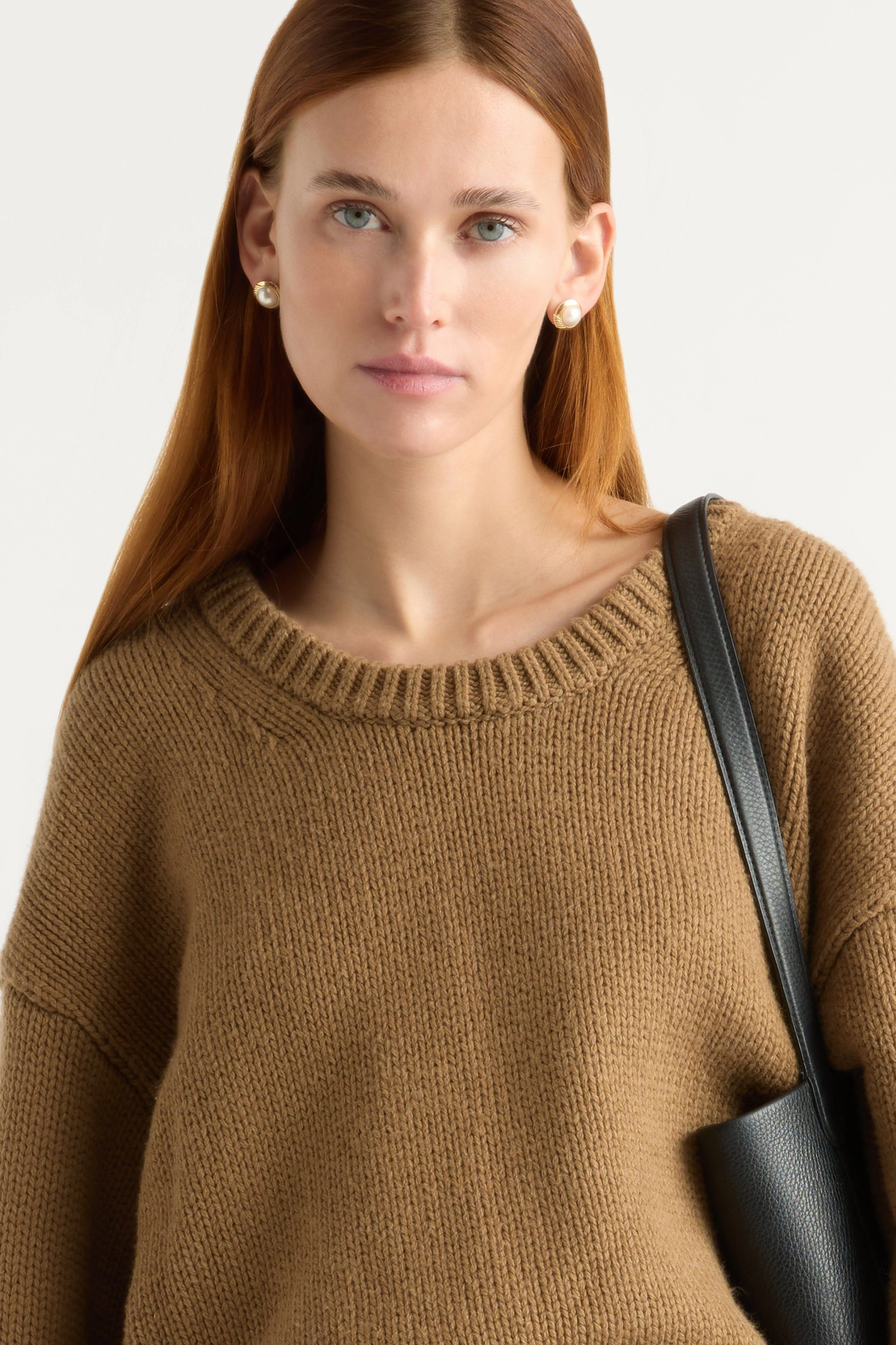 Breathable Design Archie Deep U-Neck Sweater