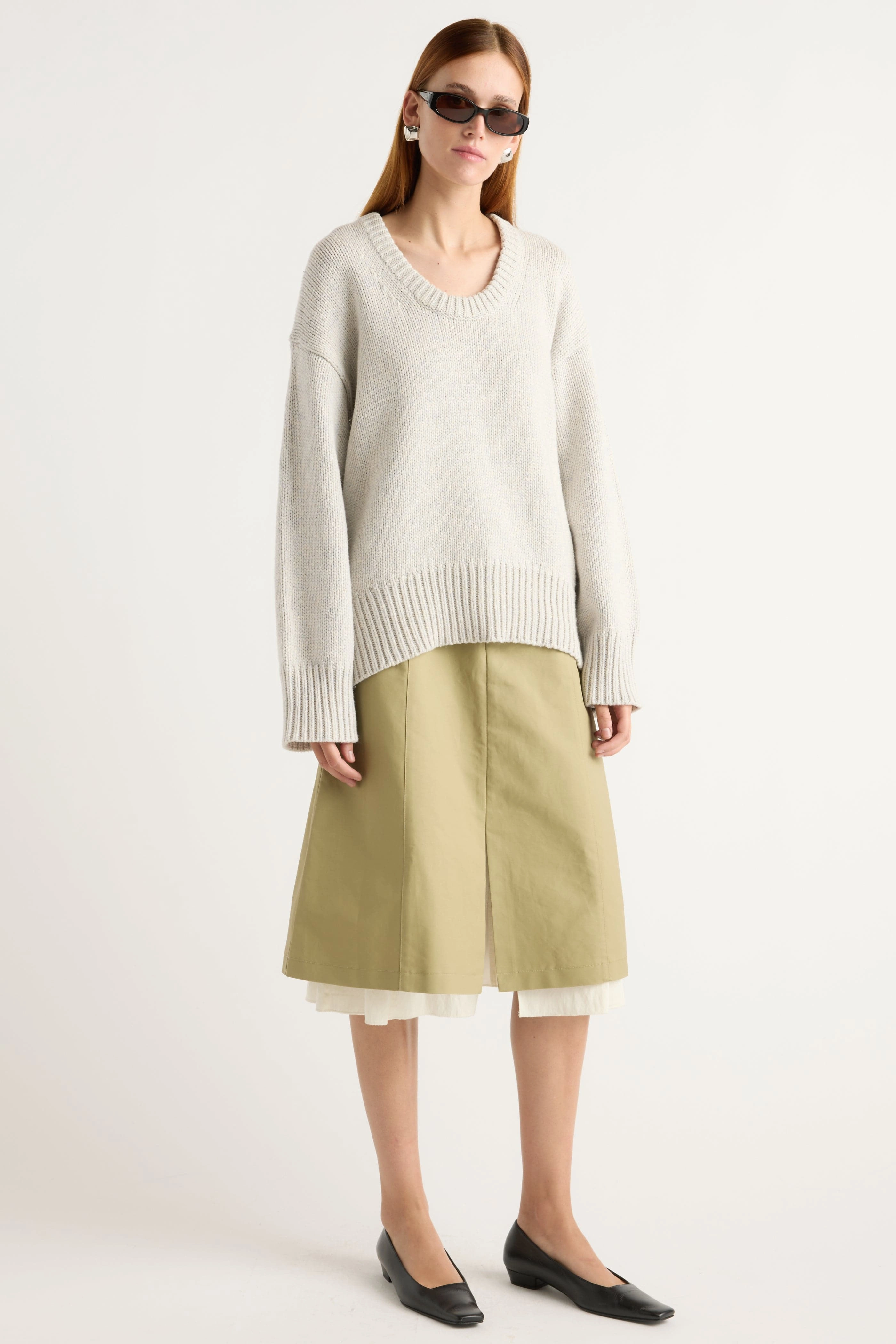 Functional Fashion Archie Deep U-Neck Sweater