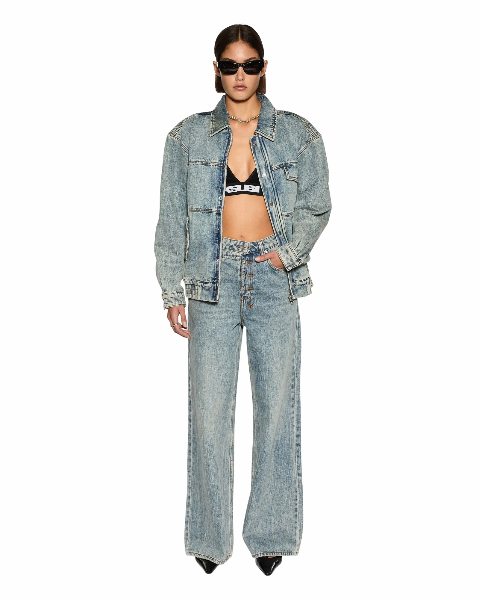 Adjustable Cuffs Light Reflective Trims ARIA BOMBER YOUTH